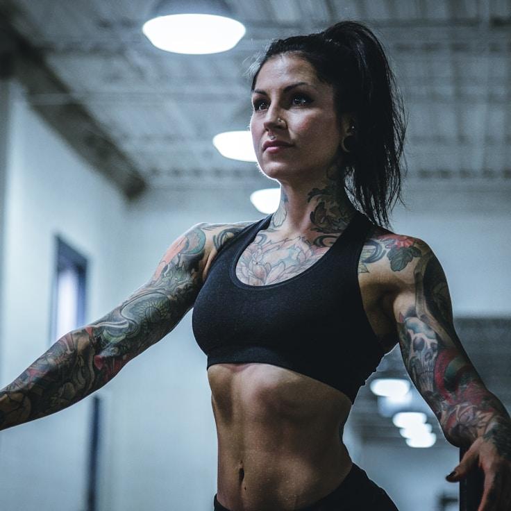 Modern fitness club interior